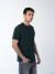 Тёмно-зелёная мужская футболка оптом